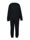 Plus Size Women's Fashion Casual Sports Autumn And Winter Two-Piece Pants Set