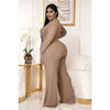 Plus Size Women's Clothing Two Piece Set Pure Color Matching Sets Long Sleeve Fall Clothes Casual Outfits Wholesale Dropshipping