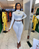 European and N Women's Clothing Hot Cross-border Trade Autumn and Winter Sexy Solid Color Tight Long-sleeved Suit