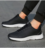 Fashion Men Sneakers Microfiber Leather Casual Shoes Breathable Mens Shoes Lightweight Walking Sneakers Zapatillas Hombre