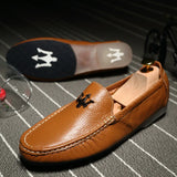 Mens Shoes Casual Brands Slip On Formal Luxury Shoes Men Loafers Moccasins Genuine Leather Driving Shoes  Zapatos Hombre