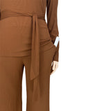 Plus Size Women's Clothing Two Piece Set Pure Color Matching Sets Long Sleeve Fall Clothes Casual Outfits Wholesale Dropshipping