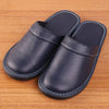 Plus Size 47 48 Men's Autumn Home Shoes Unisex Leather Slippers Comfort Indoor Slippers Men Indoor Shoes Flat Slippers