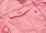 New Fashion Men Denim Jacket Cowboy White Jeans Jacket Men Casual Slim Fit Jeans Jacket Cotton Coat OUTWEAR Male Clothes