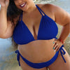 2025 New Plus Size Sexy Bikini Women's Bikini Set Bathing Suits Beachwear Large Breasts