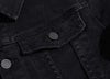 New Fashion Men Denim Jacket Cowboy White Jeans Jacket Men Casual Slim Fit Jeans Jacket Cotton Coat OUTWEAR Male Clothes