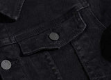 New Fashion Men Denim Jacket Cowboy White Jeans Jacket Men Casual Slim Fit Jeans Jacket Cotton Coat OUTWEAR Male Clothes