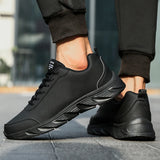 Fashion Men Sneakers Microfiber Leather Casual Shoes Breathable Mens Shoes Lightweight Walking Sneakers Zapatillas Hombre
