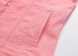 New Fashion Men Denim Jacket Cowboy White Jeans Jacket Men Casual Slim Fit Jeans Jacket Cotton Coat OUTWEAR Male Clothes