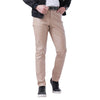 Men Leather Pants Skinny Fit Elasti Fashion PU Leather Trousers Motorcycle Pants Wet Look Stretch Faux Leather Streetwear