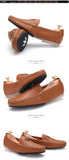 Mens Shoes Casual Brands Slip On Formal Luxury Shoes Men Loafers Moccasins Genuine Leather Driving Shoes  Zapatos Hombre