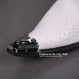 ntparker Fashion Pointed Toe Man Shoes Designer Leather Dress Shoes for Man White Wedding/ Business Shoes Man, Big Sizes US6-12