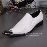 ntparker Fashion Pointed Toe Man Shoes Designer Leather Dress Shoes for Man White Wedding/ Business Shoes Man, Big Sizes US6-12