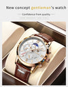 Men's Watches LIGE Top Brand Luxury Men WristWatch For Men Leather Quartz Watch Sports Waterproof Male Clock Relogio Masculino