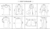 Dress Two Piece Set Short 3/4 Sleeve Top Big Size Wrap Hip Dress Suit Women Clothing 2023 New Arrivals Elegant 2 Piece Set