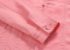 New Fashion Men Denim Jacket Cowboy White Jeans Jacket Men Casual Slim Fit Jeans Jacket Cotton Coat OUTWEAR Male Clothes