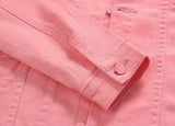 New Fashion Men Denim Jacket Cowboy White Jeans Jacket Men Casual Slim Fit Jeans Jacket Cotton Coat OUTWEAR Male Clothes