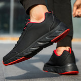 Fashion Men Sneakers Microfiber Leather Casual Shoes Breathable Mens Shoes Lightweight Walking Sneakers Zapatillas Hombre