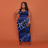 Plus Size Skirts Sets Women Wholesale Print Bodycon Fashion Square Collar Tops Maxi Skirt Casual New Two Piece Suit Dropshipping