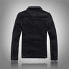 New Fashion Men Denim Jacket Cowboy White Jeans Jacket Men Casual Slim Fit Jeans Jacket Cotton Coat OUTWEAR Male Clothes