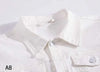 New Fashion Men Denim Jacket Cowboy White Jeans Jacket Men Casual Slim Fit Jeans Jacket Cotton Coat OUTWEAR Male Clothes