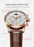 Men's Watches LIGE Top Brand Luxury Men WristWatch For Men Leather Quartz Watch Sports Waterproof Male Clock Relogio Masculino