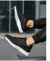 Fashion Men Sneakers Microfiber Leather Casual Shoes Breathable Mens Shoes Lightweight Walking Sneakers Zapatillas Hombre