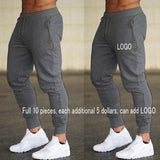 2022 new Sweatpants Plus Size Men Joggers Track Pants Elastic Waist Sport Casual Trousers Baggy Fitness Gym Clothing Black Grey