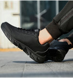 Fashion Men Sneakers Microfiber Leather Casual Shoes Breathable Mens Shoes Lightweight Walking Sneakers Zapatillas Hombre