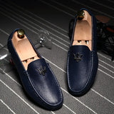 Mens Shoes Casual Brands Slip On Formal Luxury Shoes Men Loafers Moccasins Genuine Leather Driving Shoes  Zapatos Hombre