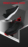 Fashion Men Sneakers Microfiber Leather Casual Shoes Breathable Mens Shoes Lightweight Walking Sneakers Zapatillas Hombre