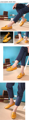 Mens Shoes Casual Brands Slip On Formal Luxury Shoes Men Loafers Moccasins Genuine Leather Driving Shoes  Zapatos Hombre