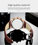 Men's Watches LIGE Top Brand Luxury Men WristWatch For Men Leather Quartz Watch Sports Waterproof Male Clock Relogio Masculino