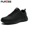 Fashion Men Sneakers Microfiber Leather Casual Shoes Breathable Mens Shoes Lightweight Walking Sneakers Zapatillas Hombre