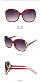 glasses 2021sunglasses women fashion big frame trend rose decorative glasses