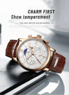 Men's Watches LIGE Top Brand Luxury Men WristWatch For Men Leather Quartz Watch Sports Waterproof Male Clock Relogio Masculino