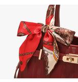 Fancy Red Middle-Aged Mother Bag Accessible Luxury Handbag 2025 Autumn Easiest for Match Fashion Wedding Bag Large-Capacity Crossbody Bag
