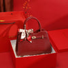 Fancy Red Middle-Aged Mother Bag Accessible Luxury Handbag 2025 Autumn Easiest for Match Fashion Wedding Bag Large-Capacity Crossbody Bag