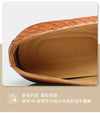 Men Leather Casual Shoes Checkered Man Loafers Coiffeur Leather Shoes Fashion Driving Mens Shoes Sapato Social Masculino