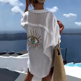 White Beach Dress Cover up Kaftans Sarong Bathing Suit Cover ups Beach Pareos Swimsuit Cover up Womens Swim Wear Beach Tunic