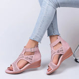 Sandals Women's High Heel Wedge Fashion Womens Shoes Comfort Luxury Sandals Women Designers Outdoor Beach Shoes 2023