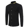 2025 Men's Summer Casual Long Sleeve Shirts Slim Fit Turn Down Collar Shirts Formal Office Business Shirts for Men Tops Big Size