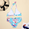 Women's Swimwear 2022 Push Up Bikini Two Pieces Swimsuits Halter Bandage Bathing Suits Sexy Thong Bikini Sets Summer Beach Wear