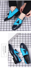 Mens Dress Shoes 2025 New Casual Leather Shoes Men Business Dress Leather Shoes Trend Versatile  Loafers  Pointed Toe Slip-On