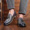 Men Leather Casual Shoes Checkered Man Loafers Coiffeur Leather Shoes Fashion Driving Mens Shoes Sapato Social Masculino