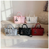 Women's Premium Leather Handbag Designer Crossbody Shoulder Purse Luxury Brand Tote Bag Ladies