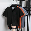 100% pure cotton summer new fashionable men's shortsleeved luxury customized business polo shirt exquisite embroidery Tshirt top