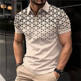 6XL Plus Size Men's Clothing Fashion Polos T-Shirts Summer Short Sleeve 3D Printed Streetwear Male POLO T Shirt Pullovers Tops