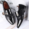 Men's Slip on Dress Shoes for Men Oxfords Fashion Business Dress male Shoes  Classic Leather Men's Suits   2025