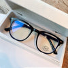 Women's Round Frame Myopia Glasses Vintage Transparent Minus Diopter Glasses Unisex Trend Blue Light Blocking Near Sight Eyewear
